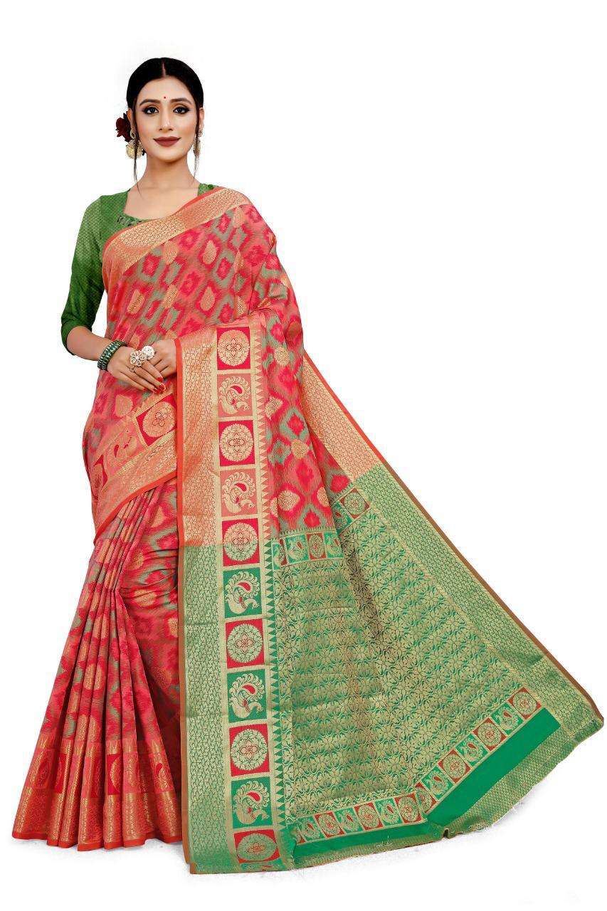 SAMAYA VOL-2 BY VIVEK CREATION 01 TO 06 SERIES INDIAN TRADITIONAL WEAR COLLECTION BEAUTIFUL STYLISH FANCY COLORFUL PARTY WEAR & OCCASIONAL WEAR SOFT COTTON SILK SAREES AT WHOLESALE PRICE