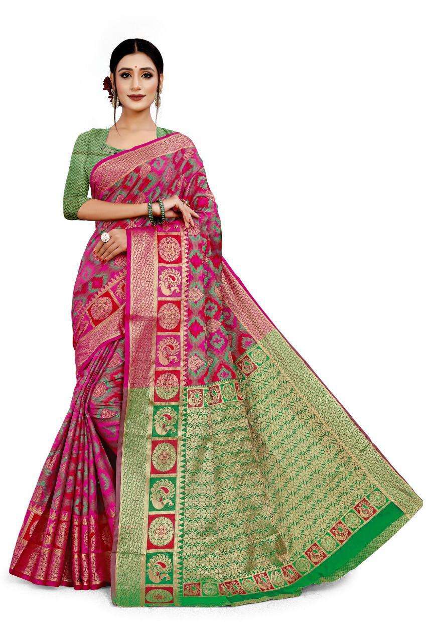 SAMAYA VOL-2 BY VIVEK CREATION 01 TO 06 SERIES INDIAN TRADITIONAL WEAR COLLECTION BEAUTIFUL STYLISH FANCY COLORFUL PARTY WEAR & OCCASIONAL WEAR SOFT COTTON SILK SAREES AT WHOLESALE PRICE