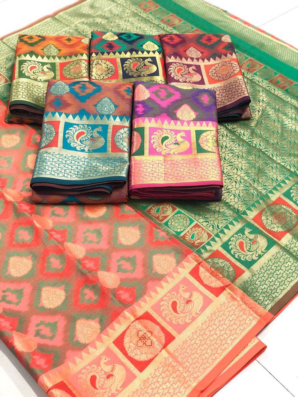 SAMAYA VOL-2 BY VIVEK CREATION 01 TO 06 SERIES INDIAN TRADITIONAL WEAR COLLECTION BEAUTIFUL STYLISH FANCY COLORFUL PARTY WEAR & OCCASIONAL WEAR SOFT COTTON SILK SAREES AT WHOLESALE PRICE