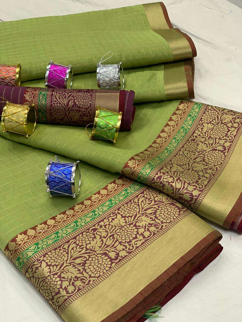 SANYA CHEX BY FASHID WHOLESALE 01 TO 06 SERIES INDIAN TRADITIONAL WEAR COLLECTION BEAUTIFUL STYLISH FANCY COLORFUL PARTY WEAR & OCCASIONAL WEAR COTTON SILK SAREES AT WHOLESALE PRICE