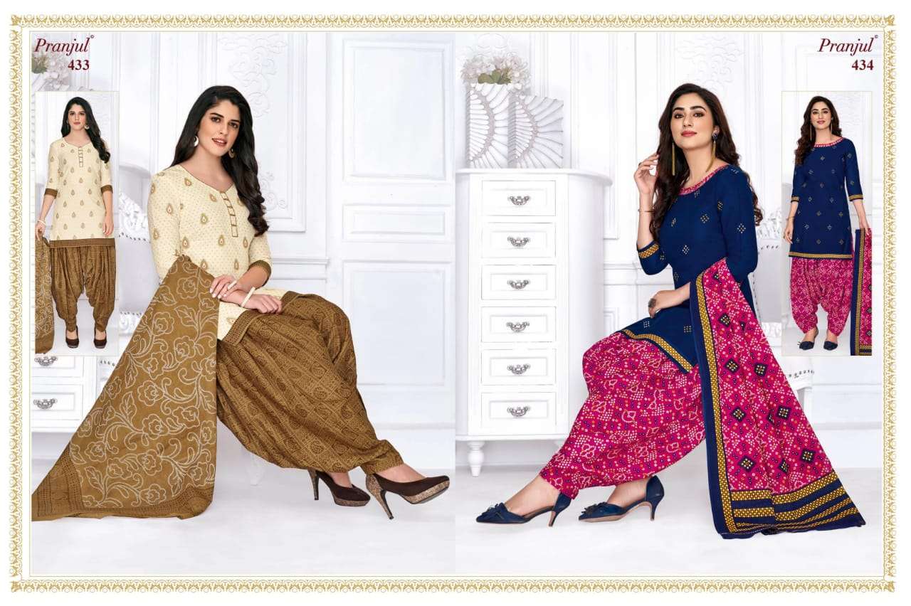 PRIYANKA VOL-4 BY PRANJUL 401 TO 456 SERIES BEAUTIFUL SUITS COLORFUL STYLISH FANCY CASUAL WEAR & ETHNIC WEAR COTTON PRINTED DRESSES AT WHOLESALE PRICE