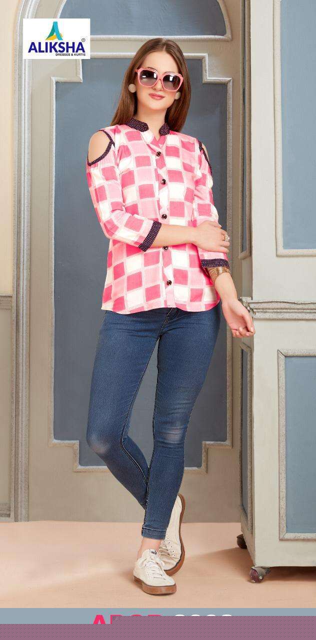 ADOR VOL-3 BY ALISHKA FASHION 3001 TO 3010 SERIES BEAUTIFUL COLORFUL STYLISH FANCY CASUAL WEAR & READY TO WEAR RAYON 14 KG TOPS AT WHOLESALE PRICE