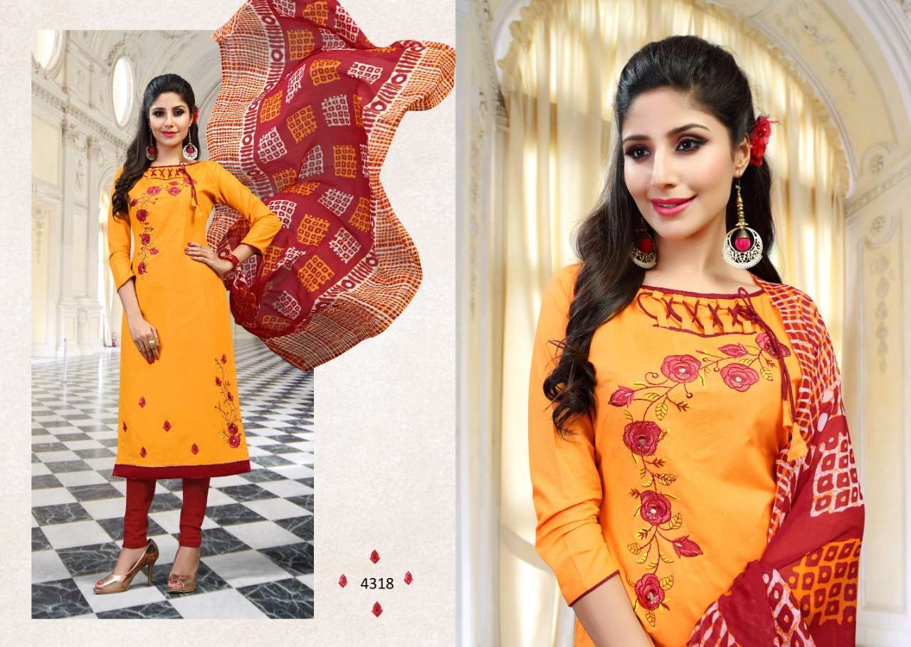 MEMSAB VOL-43 BY BEST CHOICE 4313 TO 4324 SERIES BEAUTIFUL STYLISH FANCY COLORFUL CASUAL WEAR & ETHNIC WEAR SEMI LAWN COTTON DRESSES AT WHOLESALE PRICE