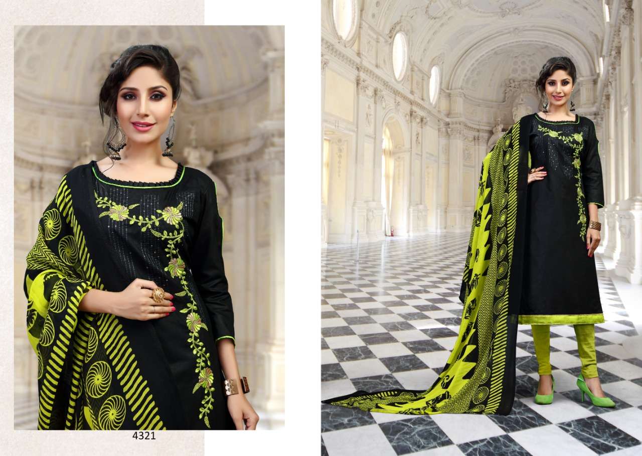 MEMSAB VOL-43 BY BEST CHOICE 4313 TO 4324 SERIES BEAUTIFUL STYLISH FANCY COLORFUL CASUAL WEAR & ETHNIC WEAR SEMI LAWN COTTON DRESSES AT WHOLESALE PRICE