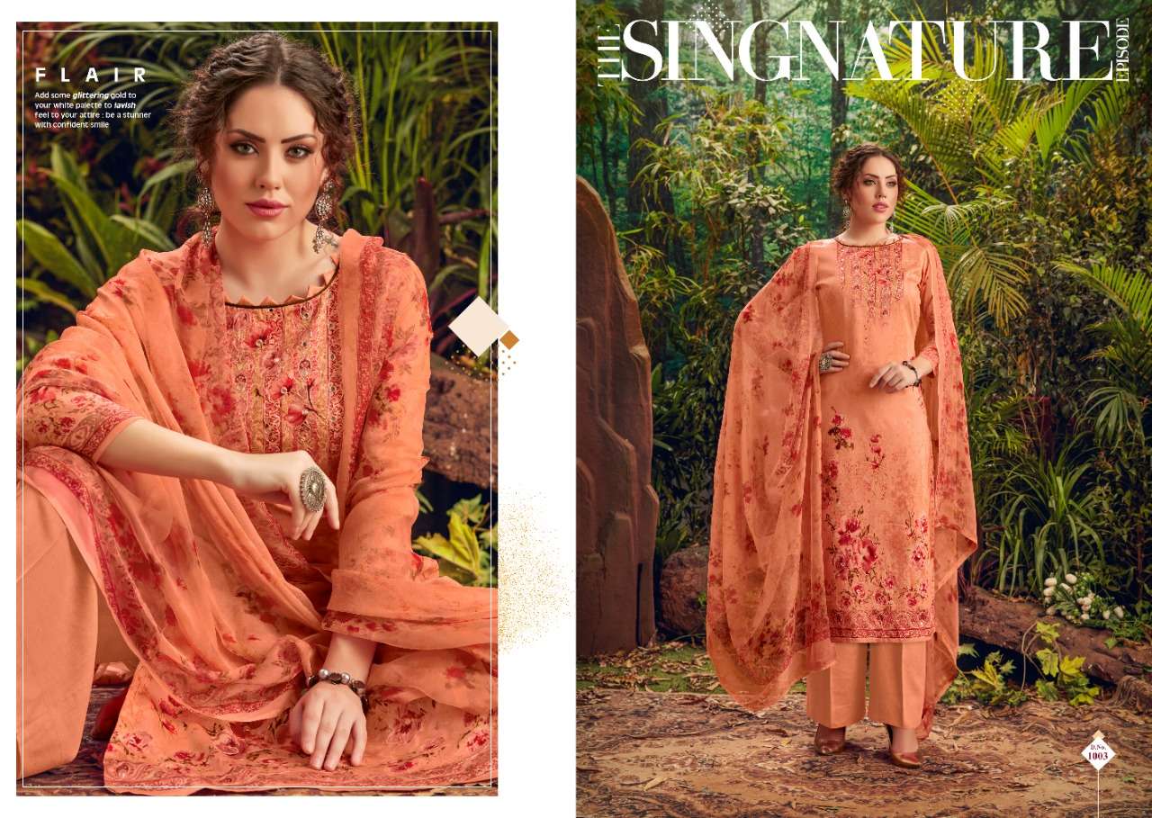 KAIRA BY VIJAYA FASHION 1001 TO 1010 SERIES BEAUTIFUL STYLISH SHARARA SUITS FANCY COLORFUL CASUAL WEAR & ETHNIC WEAR & READY TO WEAR CAMBRIC PRINTED DRESSES AT WHOLESALE PRICE