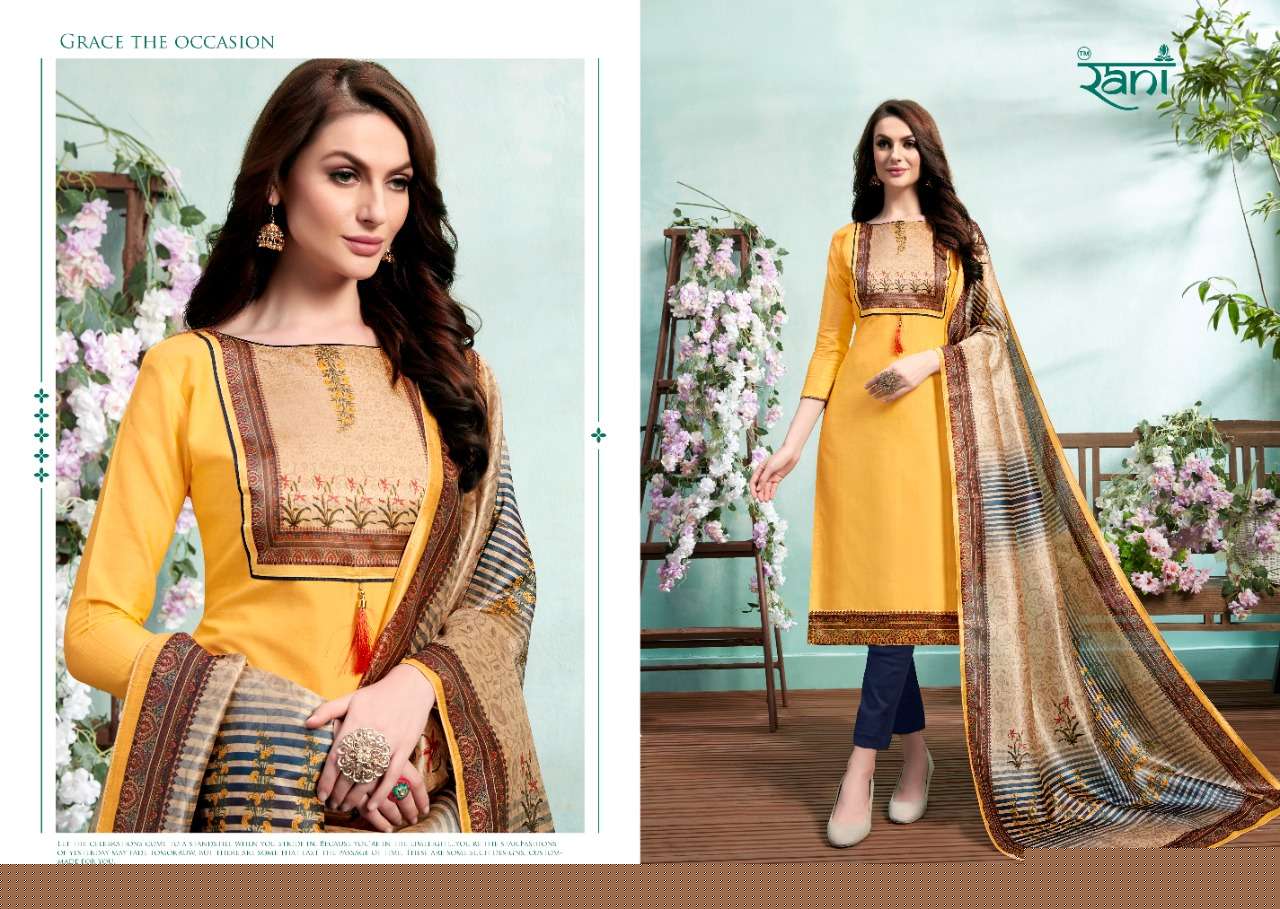 SPANISH VOL-9 BY RANI FASHION 29001 TO 29010 SERIES INDIAN TRADITIONAL WEAR COLLECTION BEAUTIFUL STYLISH FANCY COLORFUL PARTY WEAR & OCCASIONAL WEAR HEAVY JAM SATIN PRINTED DRESSES AT WHOLESALE PRICE