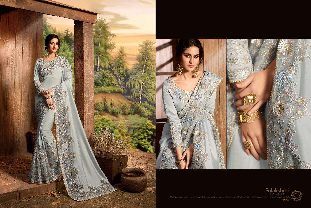 SUNSHINE NX BY SULAKSHMI INDIAN TRADITIONAL WEAR COLLECTION BEAUTIFUL STYLISH FANCY COLORFUL PARTY WEAR & OCCASIONAL WEAR GEORGETTE/SILK SAREES AT WHOLESALE PRICE