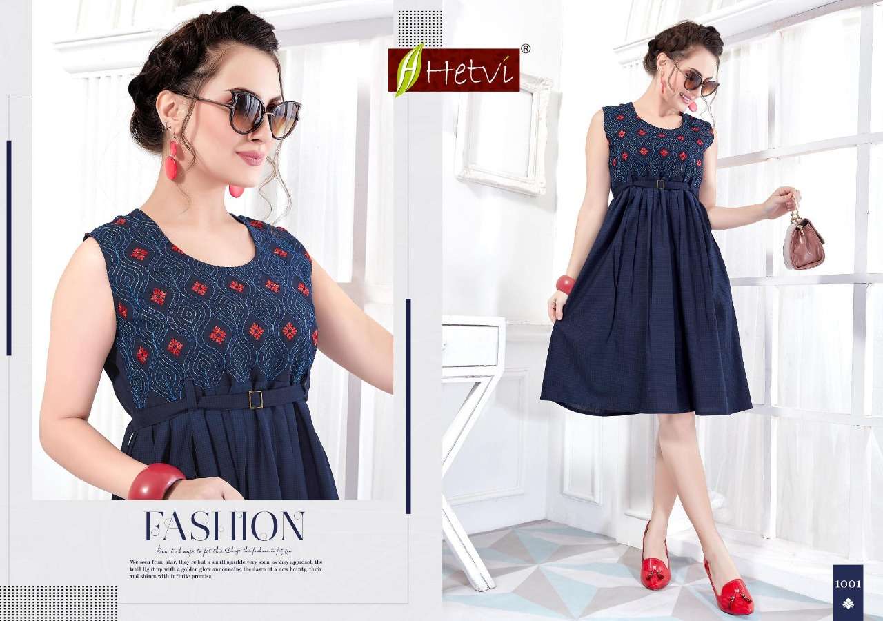 NUPOOR BY HETVI 1001 TO 1008 SERIES BEAUTIFUL STYLISH FANCY COLORFUL CASUAL WEAR & ETHNIC WEAR COTTON LIVA KURTIS AT WHOLESALE PRICE