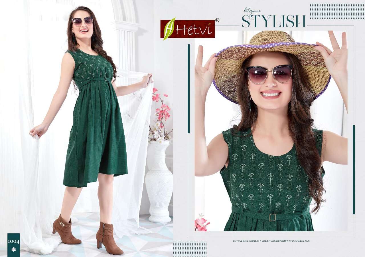 NUPOOR BY HETVI 1001 TO 1008 SERIES BEAUTIFUL STYLISH FANCY COLORFUL CASUAL WEAR & ETHNIC WEAR COTTON LIVA KURTIS AT WHOLESALE PRICE
