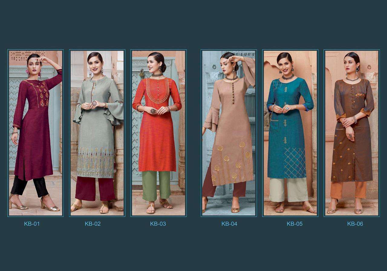 KADAMBARI BY SURYA TECHNO FAB 01 TO 06 SERIES BEAUTIFUL STYLISH COLORFUL FANCY PARTY WEAR & ETHNIC WEAR & READY TO WEAR RAYON MALANGE TWO TONE KURTIS AT WHOLESALE PRICE