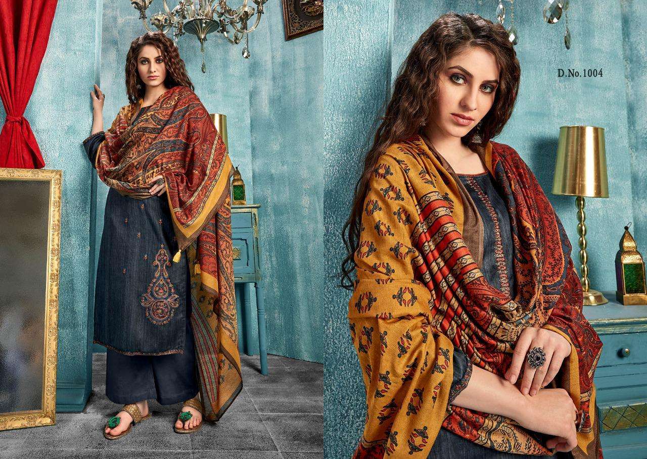 INAYAT BY VIVEK CREATION 1001 TO 1010 SERIES BEAUTIFUL SUITS STYLISH FANCY COLORFUL PARTY WEAR & OCCASIONAL WEAR JAM SATIN PRINTED WITH EMBROIDERY DRESSES AT WHOLESALE PRICE