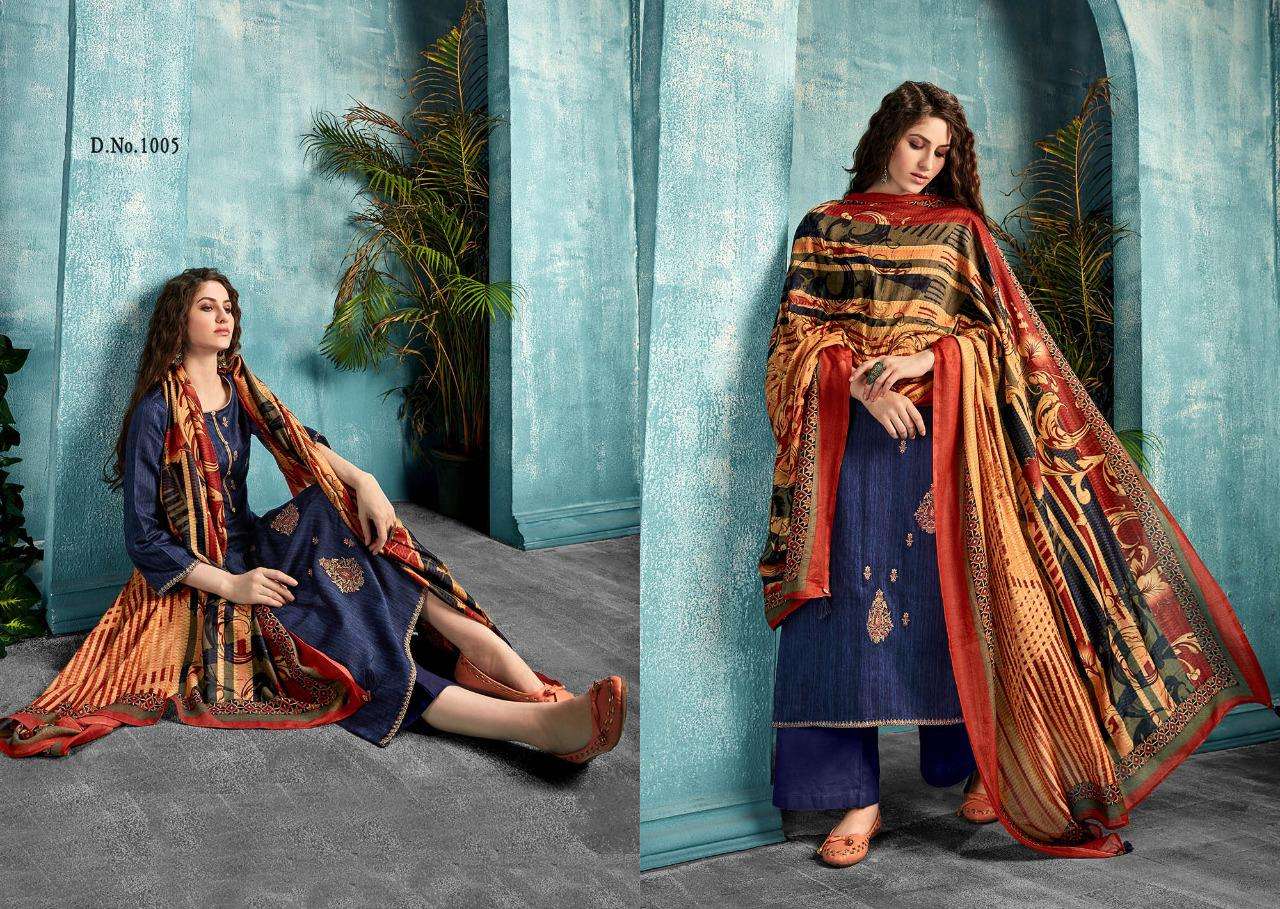 INAYAT BY VIVEK CREATION 1001 TO 1010 SERIES BEAUTIFUL SUITS STYLISH FANCY COLORFUL PARTY WEAR & OCCASIONAL WEAR JAM SATIN PRINTED WITH EMBROIDERY DRESSES AT WHOLESALE PRICE