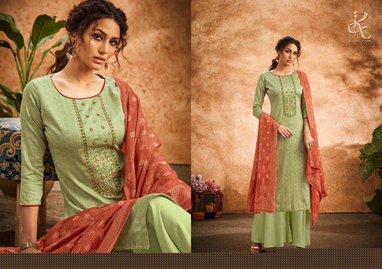 DIVAA BY KAPIL FAB 70001 TO 70007 SERIES BEAUTIFUL STYLISH SHARARA SUITS FANCY COLORFUL CASUAL WEAR & ETHNIC WEAR & READY TO WEAR PURE JAM COTTON PRINTED DRESSES AT WHOLESALE PRICE