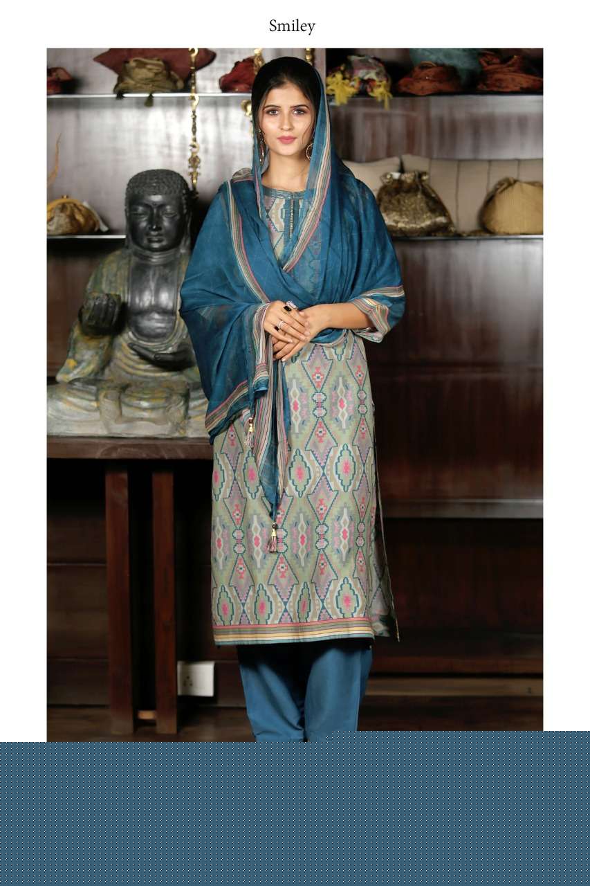 SMILEY BY VIRAT CREATION 2013 TO 2019 SERIES BEAUTIFUL SUITS STYLISH FANCY COLORFUL PARTY WEAR & OCCASIONAL WEAR PURE MUNGA SILK PRINTED DRESSES AT WHOLESALE PRICE