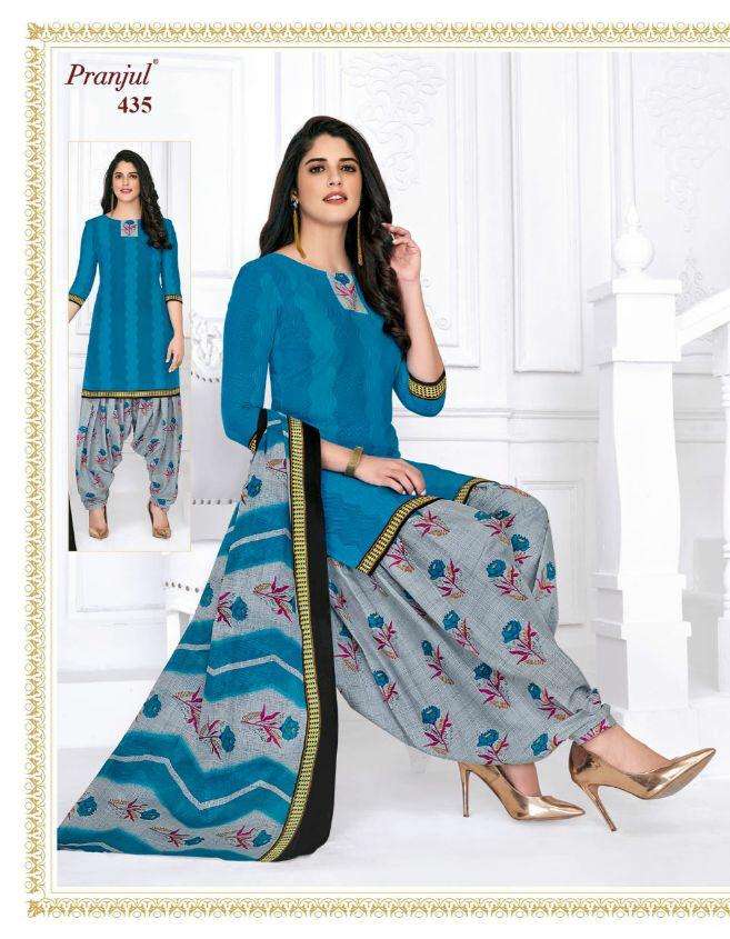 PATIYALA BY PRAJUL 401 TO 436 SERIES DESIGNER PATIYALA SUITS BEAUTIFUL FANCY COLORFUL STYLISH PARTY WEAR & ETHNIC WEAR PURE COTTON PRINTED DRESSES AT WHOLESALE PRICE