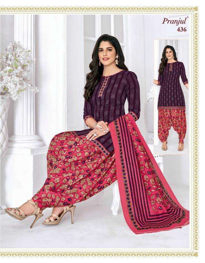 PATIYALA BY PRAJUL 401 TO 436 SERIES DESIGNER PATIYALA SUITS BEAUTIFUL FANCY COLORFUL STYLISH PARTY WEAR & ETHNIC WEAR PURE COTTON PRINTED DRESSES AT WHOLESALE PRICE