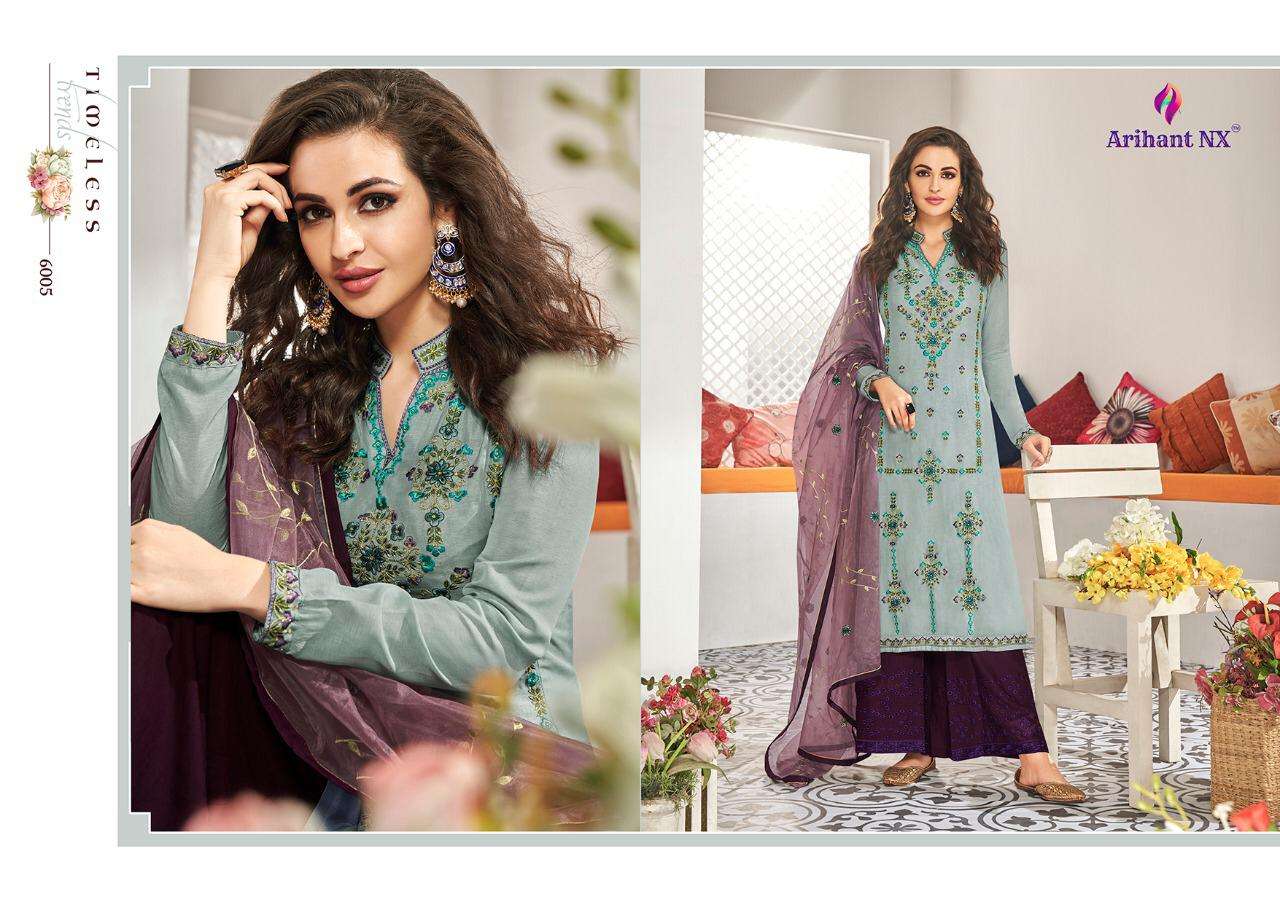 Anaya By Arihant Nx 6001 To 6006 Series Beautiful Festive Suits Stylish Fancy Colorful Casual Wear & Ethnic Wear Pure Pashmina Print Dresses At Wholesale Price