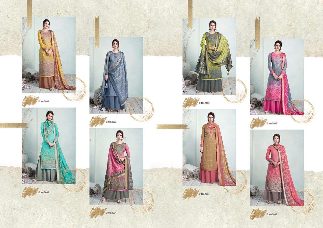 THE LAWN BY KAABIL 2001 TO 2008 SERIES BEAUTIFUL STYLISH SHARARA SUITS FANCY COLORFUL CASUAL WEAR & ETHNIC WEAR & READY TO WEAR PURE LAWN PRINTED DRESSES AT WHOLESALE PRICE