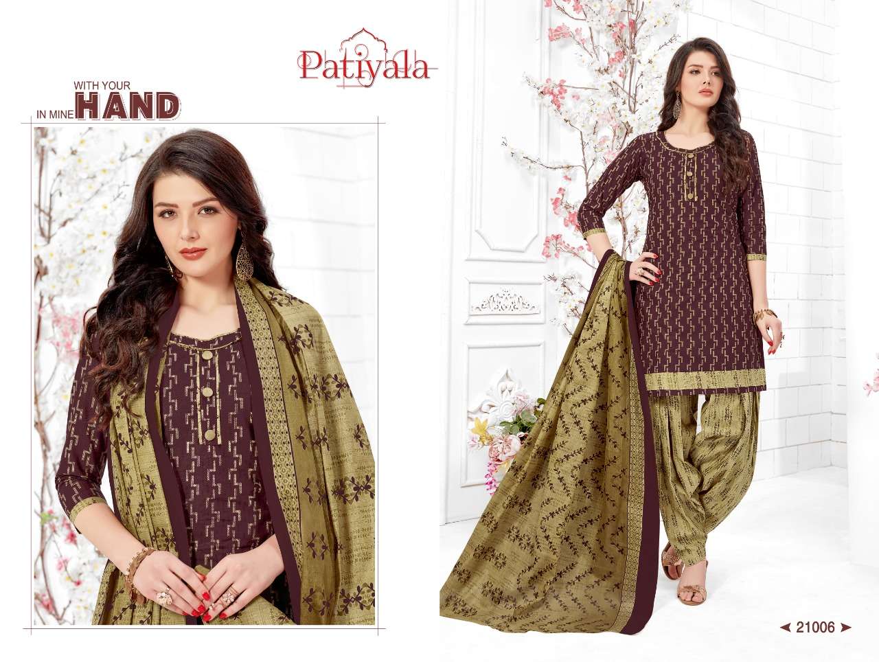 PATIYALA VOL-21 BY GANESHA 21006 to 21017 SERIES BEAUTIFUL PATIYALA SUITS STYLISH FANCY COLORFUL PARTY WEAR & OCCASIONAL WEAR PURE COTTON PRINT DRESSES AT WHOLESALE PRICE