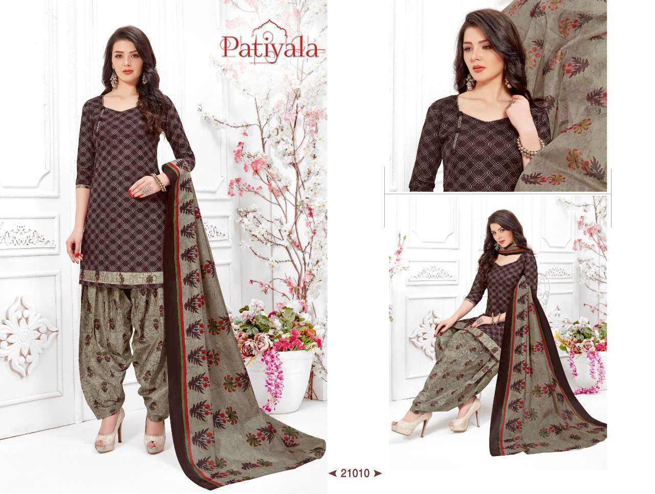 PATIYALA VOL-21 BY GANESHA 21006 to 21017 SERIES BEAUTIFUL PATIYALA SUITS STYLISH FANCY COLORFUL PARTY WEAR & OCCASIONAL WEAR PURE COTTON PRINT DRESSES AT WHOLESALE PRICE