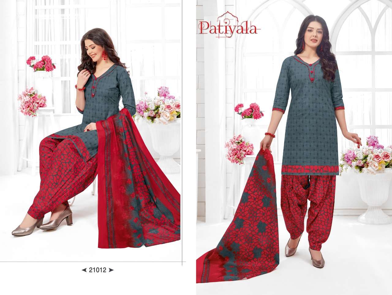 PATIYALA VOL-21 BY GANESHA 21006 to 21017 SERIES BEAUTIFUL PATIYALA SUITS STYLISH FANCY COLORFUL PARTY WEAR & OCCASIONAL WEAR PURE COTTON PRINT DRESSES AT WHOLESALE PRICE