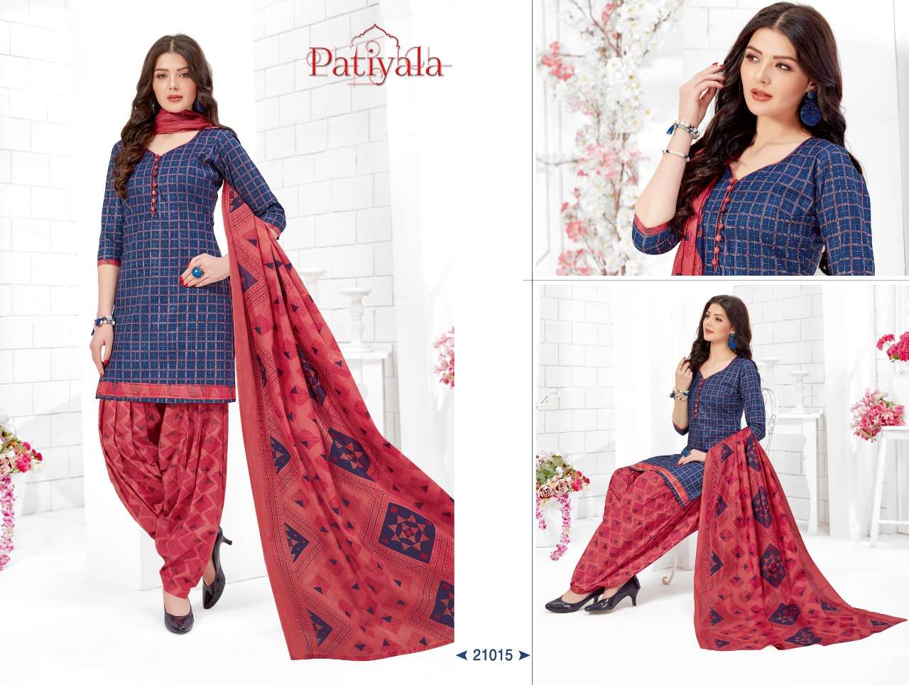 PATIYALA VOL-21 BY GANESHA 21006 to 21017 SERIES BEAUTIFUL PATIYALA SUITS STYLISH FANCY COLORFUL PARTY WEAR & OCCASIONAL WEAR PURE COTTON PRINT DRESSES AT WHOLESALE PRICE