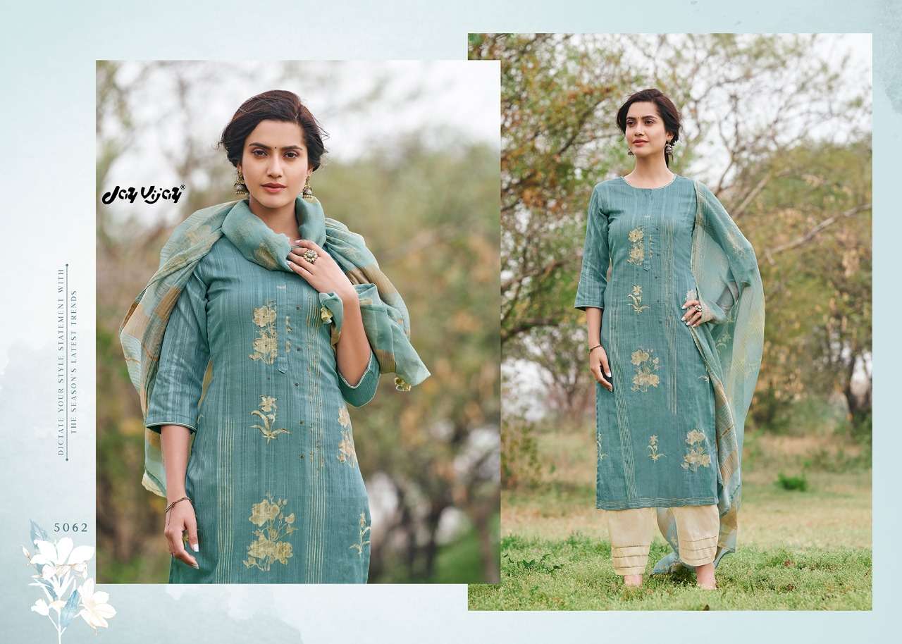 RUNA BY JINAAM DRESSES 5061 TO 5069 SERIES BEAUTIFUL SUITS STYLISH FANCY COLORFUL PARTY WEAR & OCCASIONAL WEAR PURE COTTON DOBBY DIGITAL PRINTED DRESSES AT WHOLESALE PRICE