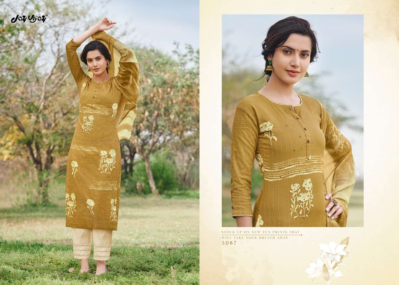 RUNA BY JINAAM DRESSES 5061 TO 5069 SERIES BEAUTIFUL SUITS STYLISH FANCY COLORFUL PARTY WEAR & OCCASIONAL WEAR PURE COTTON DOBBY DIGITAL PRINTED DRESSES AT WHOLESALE PRICE
