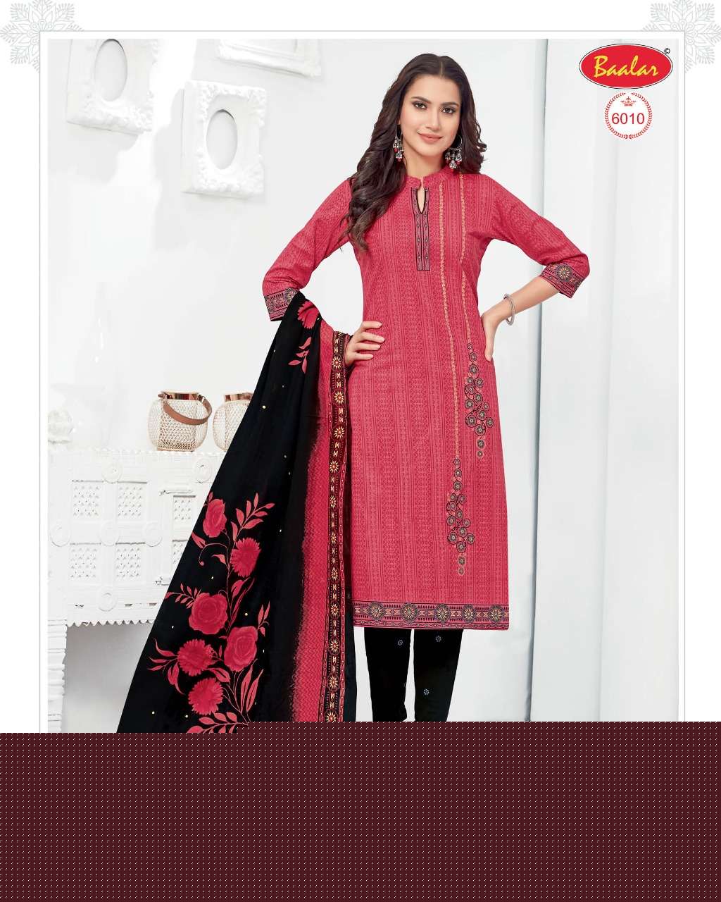 ELEGANCE ZAARA VOL-6 BY BAALAR FASHION 6003 TO 6032 SERIES BEAUTIFUL SUITS STYLISH FANCY COLORFUL PARTY WEAR & OCCASIONAL WEAR COTTON PRINTED DRESSES AT WHOLESALE PRICE