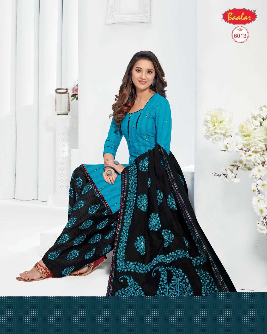 ELEGANCE ZAARA VOL-6 BY BAALAR FASHION 6003 TO 6032 SERIES BEAUTIFUL SUITS STYLISH FANCY COLORFUL PARTY WEAR & OCCASIONAL WEAR COTTON PRINTED DRESSES AT WHOLESALE PRICE