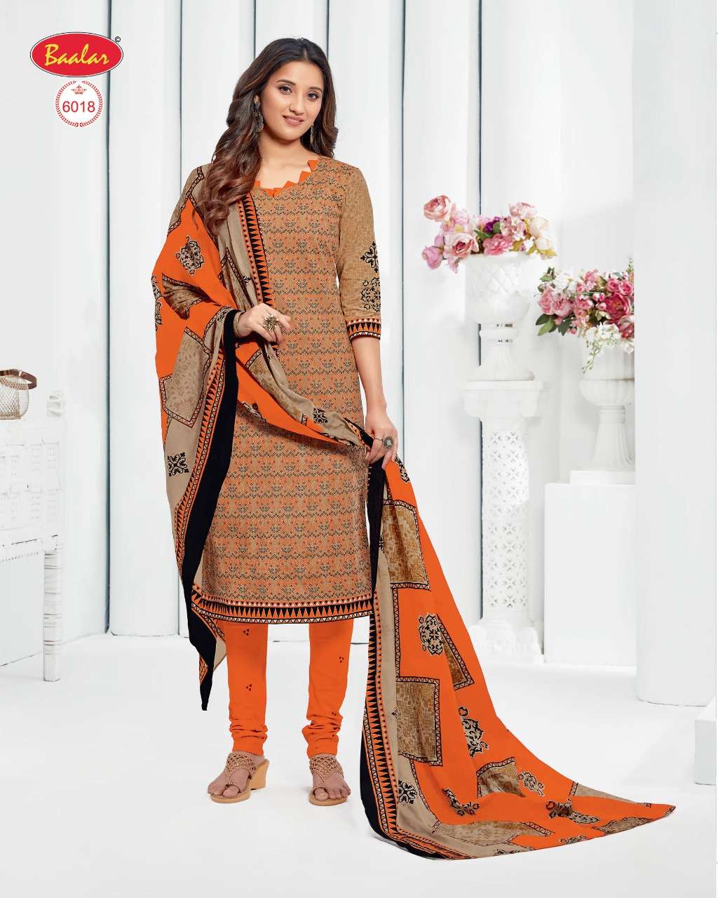ELEGANCE ZAARA VOL-6 BY BAALAR FASHION 6003 TO 6032 SERIES BEAUTIFUL SUITS STYLISH FANCY COLORFUL PARTY WEAR & OCCASIONAL WEAR COTTON PRINTED DRESSES AT WHOLESALE PRICE