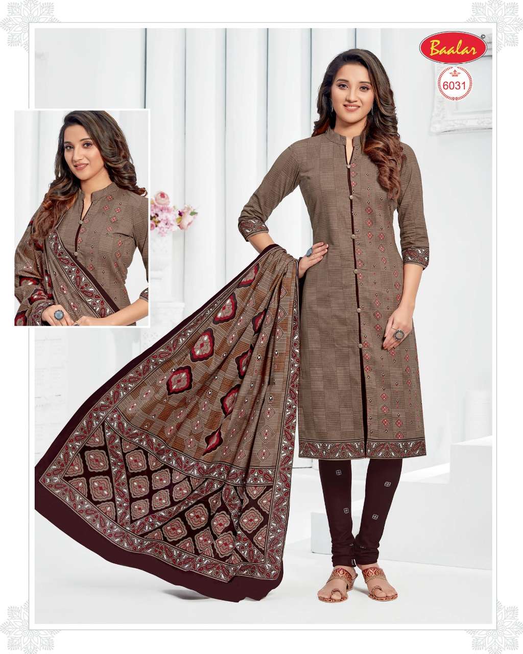 ELEGANCE ZAARA VOL-6 BY BAALAR FASHION 6003 TO 6032 SERIES BEAUTIFUL SUITS STYLISH FANCY COLORFUL PARTY WEAR & OCCASIONAL WEAR COTTON PRINTED DRESSES AT WHOLESALE PRICE