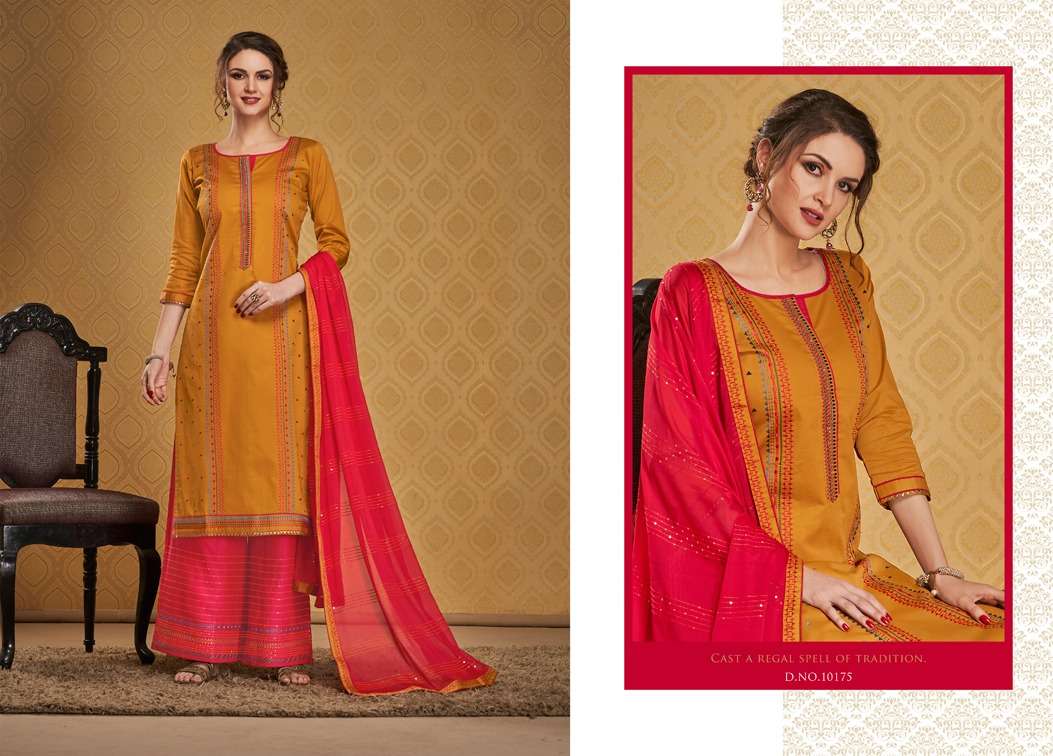 SAFARI BY RAMAIYA 10171 TO 10178 SERIES BEAUTIFUL SUITS STYLISH FANCY COLORFUL PARTY WEAR & OCCASIONAL WEAR JAM SILK WITH EMBROIDERY DRESSES AT WHOLESALE PRICE