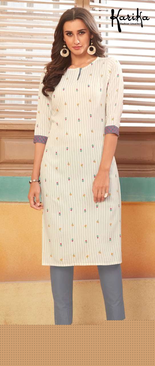 SPARKLE BY KARIKA A TO F SERIES BEAUTIFUL STYLISH FANCY COLORFUL CASUAL WEAR & ETHNIC WEAR & READY TO WEAR VISCOSE RAYON PRINTED KURTIS AT WHOLESALE PRICE