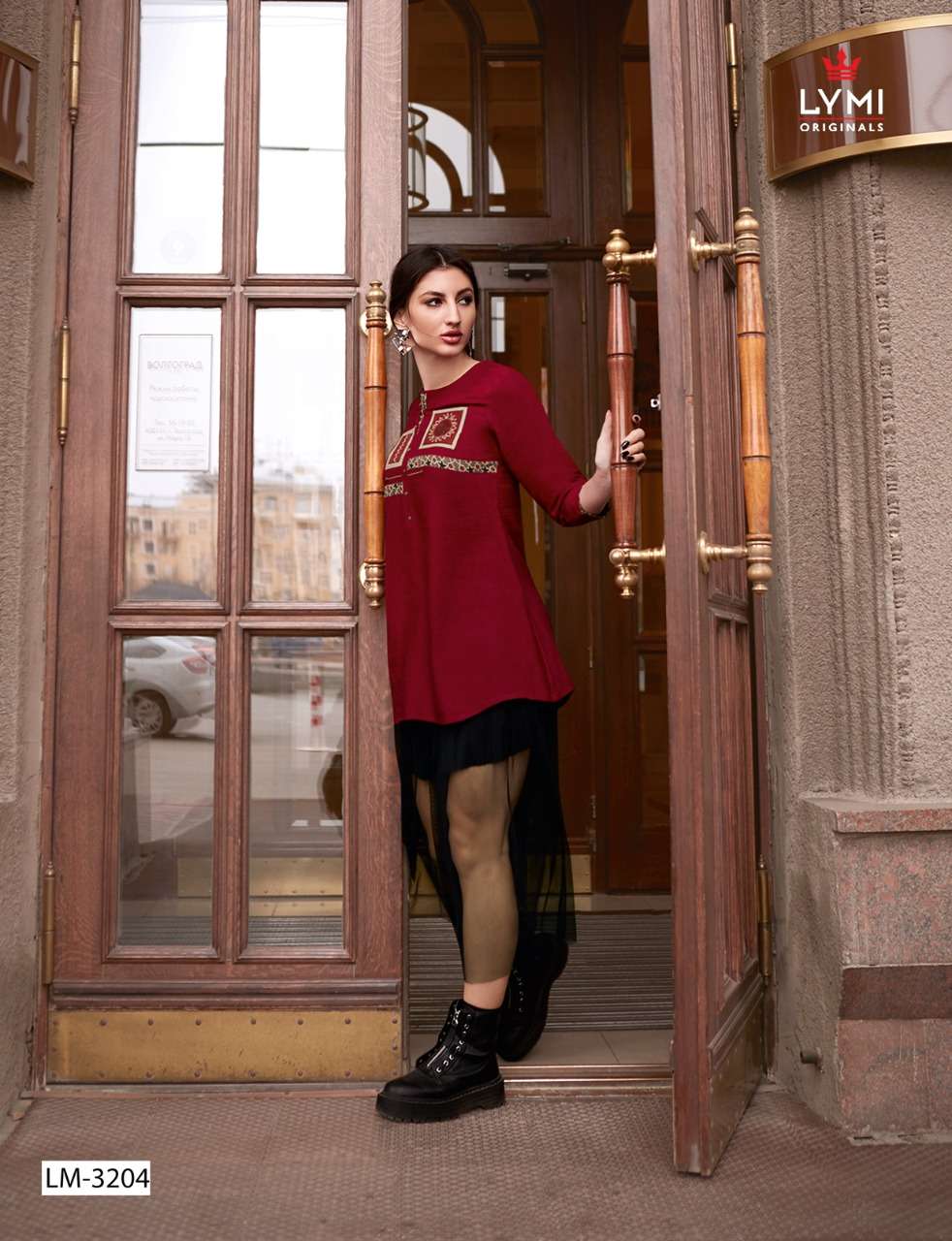 INSPIRE BY LYMI ORIGINAL 3201 TO 3208 SERIES BEAUTIFUL STYLISH FANCY COLORFUL CASUAL WEAR & ETHNIC WEAR RAYON FLEX WITH EMBROIDERY TOPS AT WHOLESALE PRICE