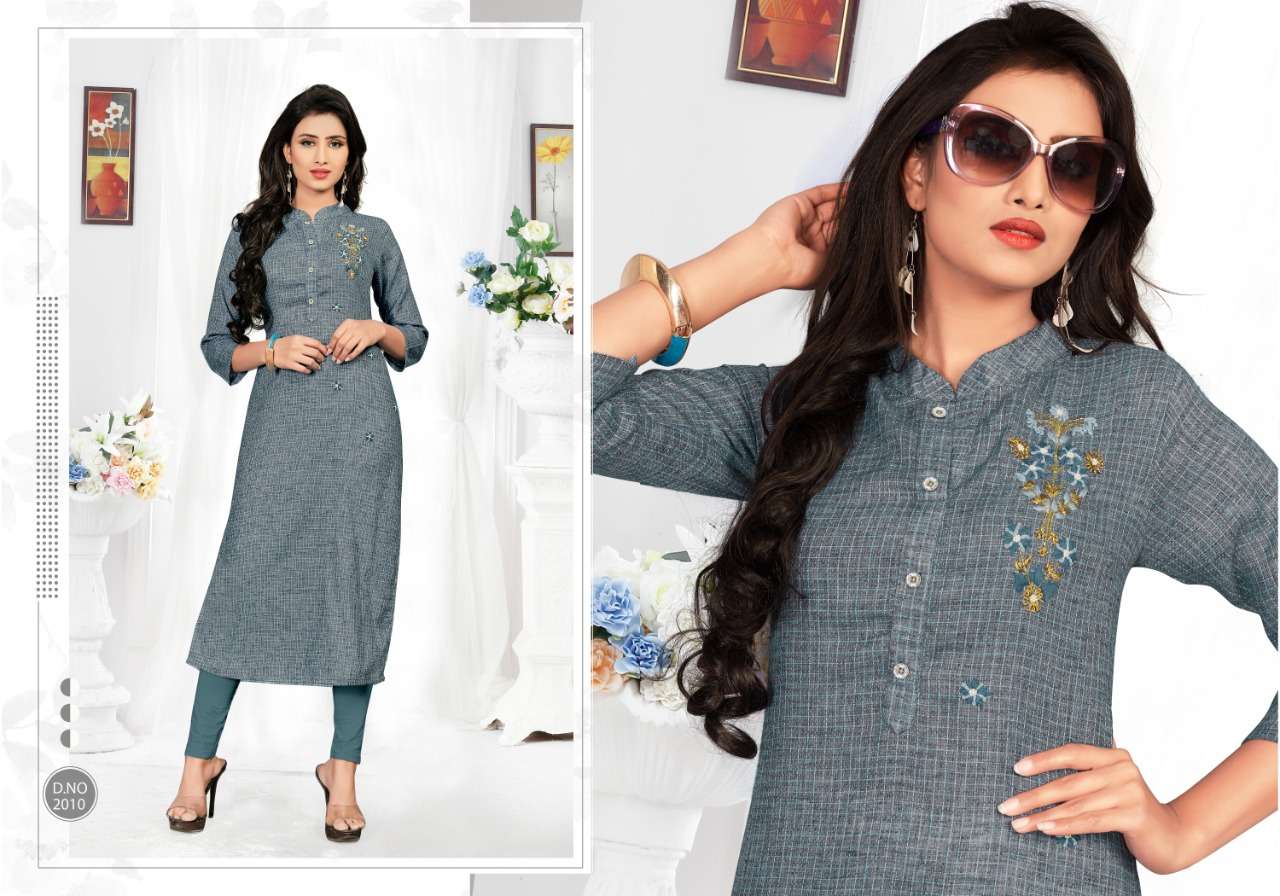 NAYANTARA BY NEETI CREATION 2008 TO 2013 SERIES BEAUTIFUL STYLISH FANCY COLORFUL CASUAL WEAR & ETHNIC WEAR HEAVY FANCY FABRIC EMBROIDERED KURTIS AT WHOLESALE PRICE