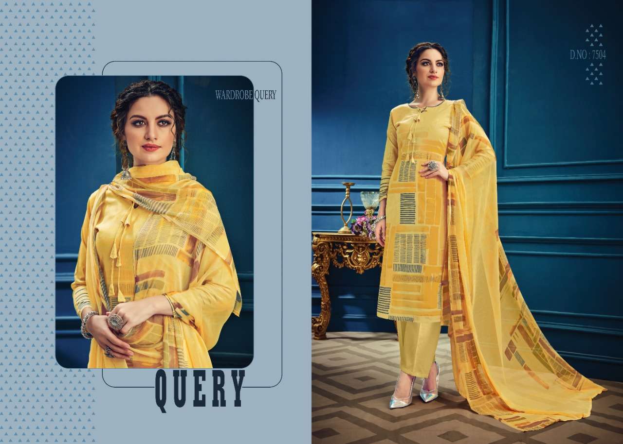 SHAZIA BY KESAR 7501 TO 7510 SERIES BEAUTIFUL SUITS STYLISH FANCY COLORFUL PARTY WEAR & OCCASIONAL WEAR PURE LAWN SUPERIOR COTTON DRESSES AT WHOLESALE PRICE