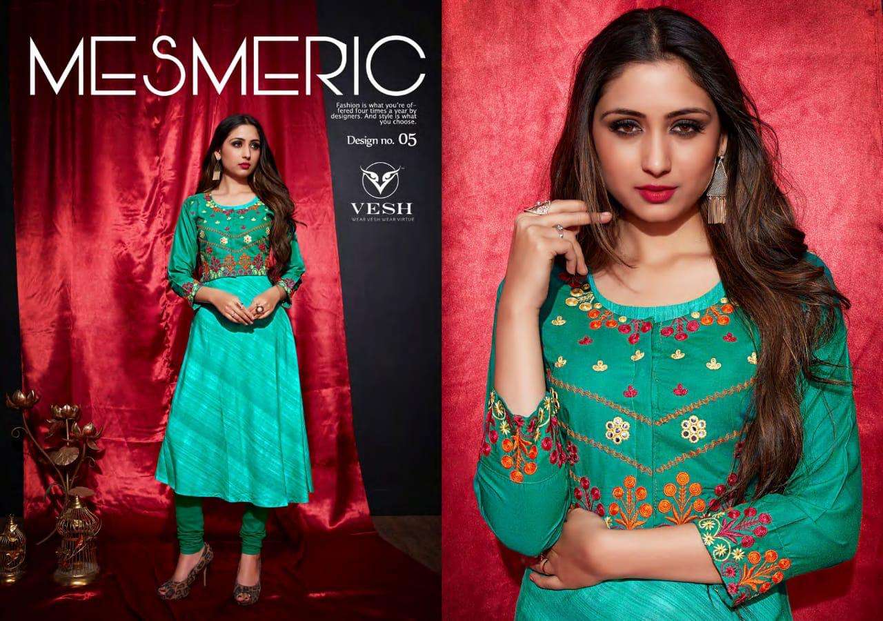 GLOSS BY VESH 01 TO 08 SERIES BEAUTIFUL COLORFUL STYLISH FANCY CASUAL WEAR & READY TO WEAR HEAVY RAYON EMBROIDERED KURTIS WITH KOTI AT WHOLESALE PRICE