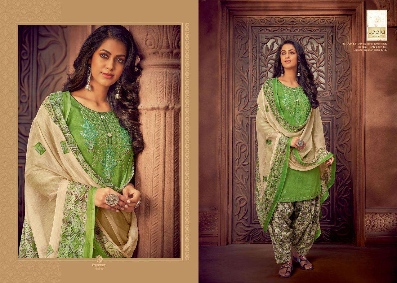 SURALI BY LEELA 1001 TO 1008 SERIES BEAUTIFUL STYLISH FANCY COLORFUL CASUAL WEAR & ETHNIC WEAR ZAM SILK DRESSES AT WHOLESALE PRICE