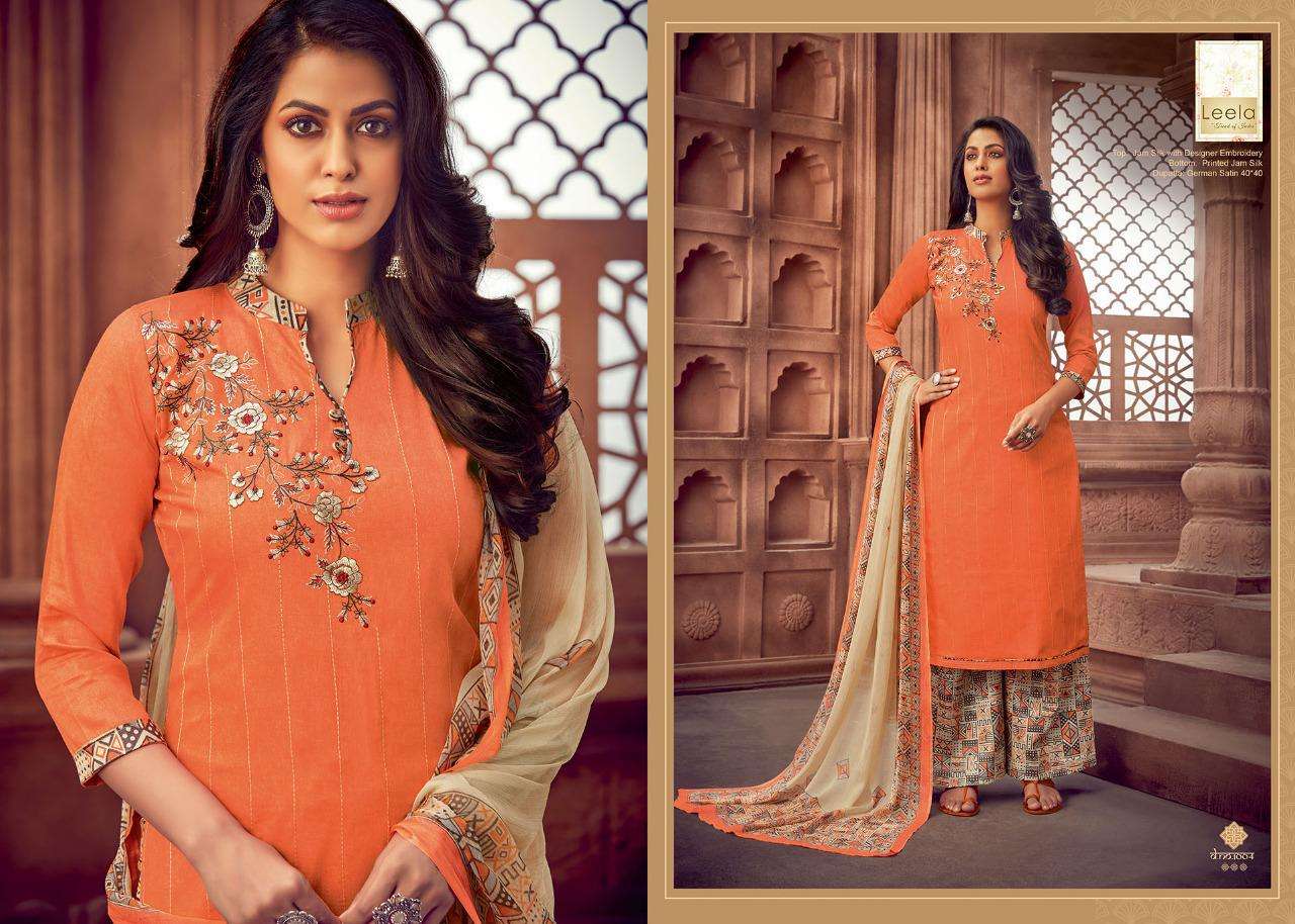 SURALI BY LEELA 1001 TO 1008 SERIES BEAUTIFUL STYLISH FANCY COLORFUL CASUAL WEAR & ETHNIC WEAR ZAM SILK DRESSES AT WHOLESALE PRICE