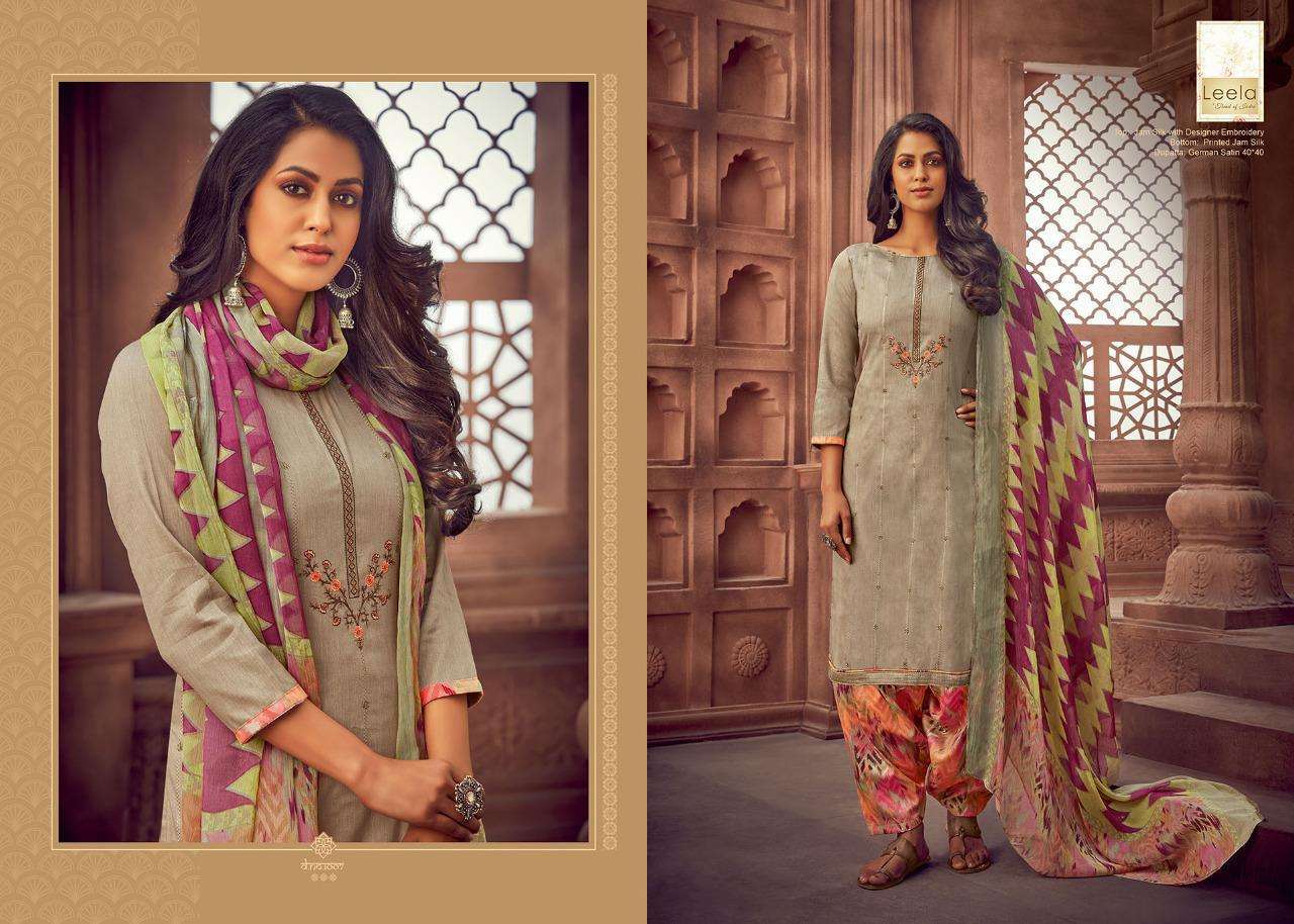 SURALI BY LEELA 1001 TO 1008 SERIES BEAUTIFUL STYLISH FANCY COLORFUL CASUAL WEAR & ETHNIC WEAR ZAM SILK DRESSES AT WHOLESALE PRICE