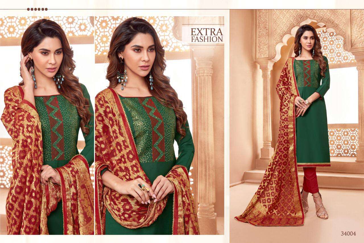 RUMANI VOL-2 BY RAGHAV ROYAL 34001 TO 34012 SERIES BEAUTIFUL SUITS STYLISH FANCY COLORFUL CASUAL WEAR & ETHNIC WEAR MODAL SILK WITH HANDWORK DRESSES AT WHOLESALE PRICE