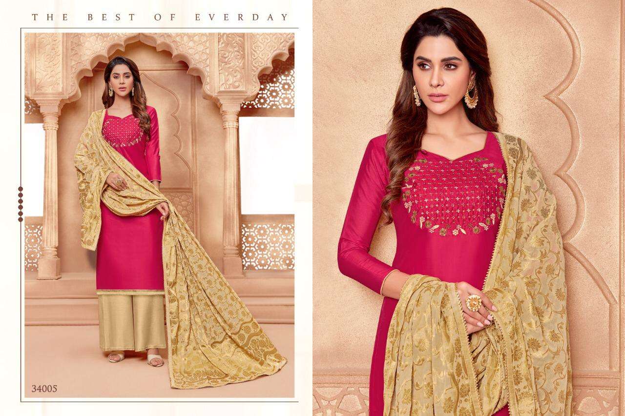 RUMANI VOL-2 BY RAGHAV ROYAL 34001 TO 34012 SERIES BEAUTIFUL SUITS STYLISH FANCY COLORFUL CASUAL WEAR & ETHNIC WEAR MODAL SILK WITH HANDWORK DRESSES AT WHOLESALE PRICE