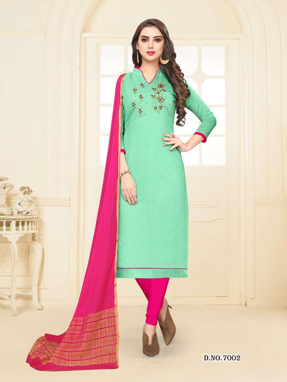 VANEETA BY ASSIAN ARTS 7001 TO 7006 SERIES BEAUTIFUL SUITS STYLISH FANCY COLORFUL CASUAL WEAR & ETHNIC WEAR MODAL SILK WITH HANDWORK DRESSES AT WHOLESALE PRICE