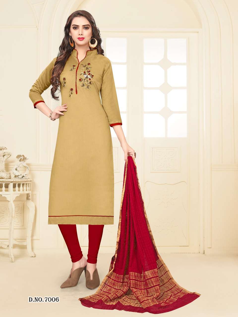 VANEETA BY ASSIAN ARTS 7001 TO 7006 SERIES BEAUTIFUL SUITS STYLISH FANCY COLORFUL CASUAL WEAR & ETHNIC WEAR MODAL SILK WITH HANDWORK DRESSES AT WHOLESALE PRICE