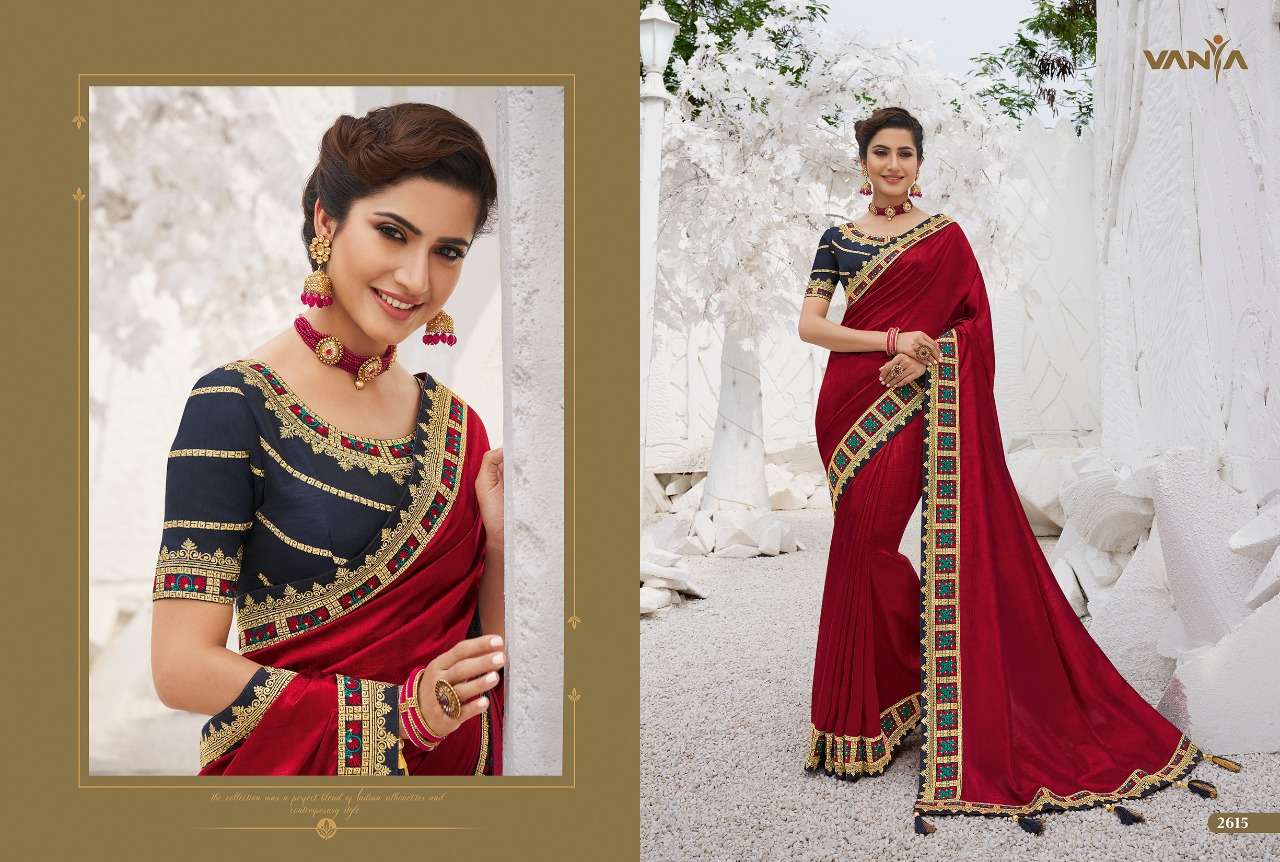 VANYA VOL-16 BY VANYA 2601 TO 2616 SERIES INDIAN TRADITIONAL WEAR COLLECTION BEAUTIFUL STYLISH FANCY COLORFUL PARTY WEAR & OCCASIONAL WEAR SATIN GEORGETTE SAREES AT WHOLESALE PRICE