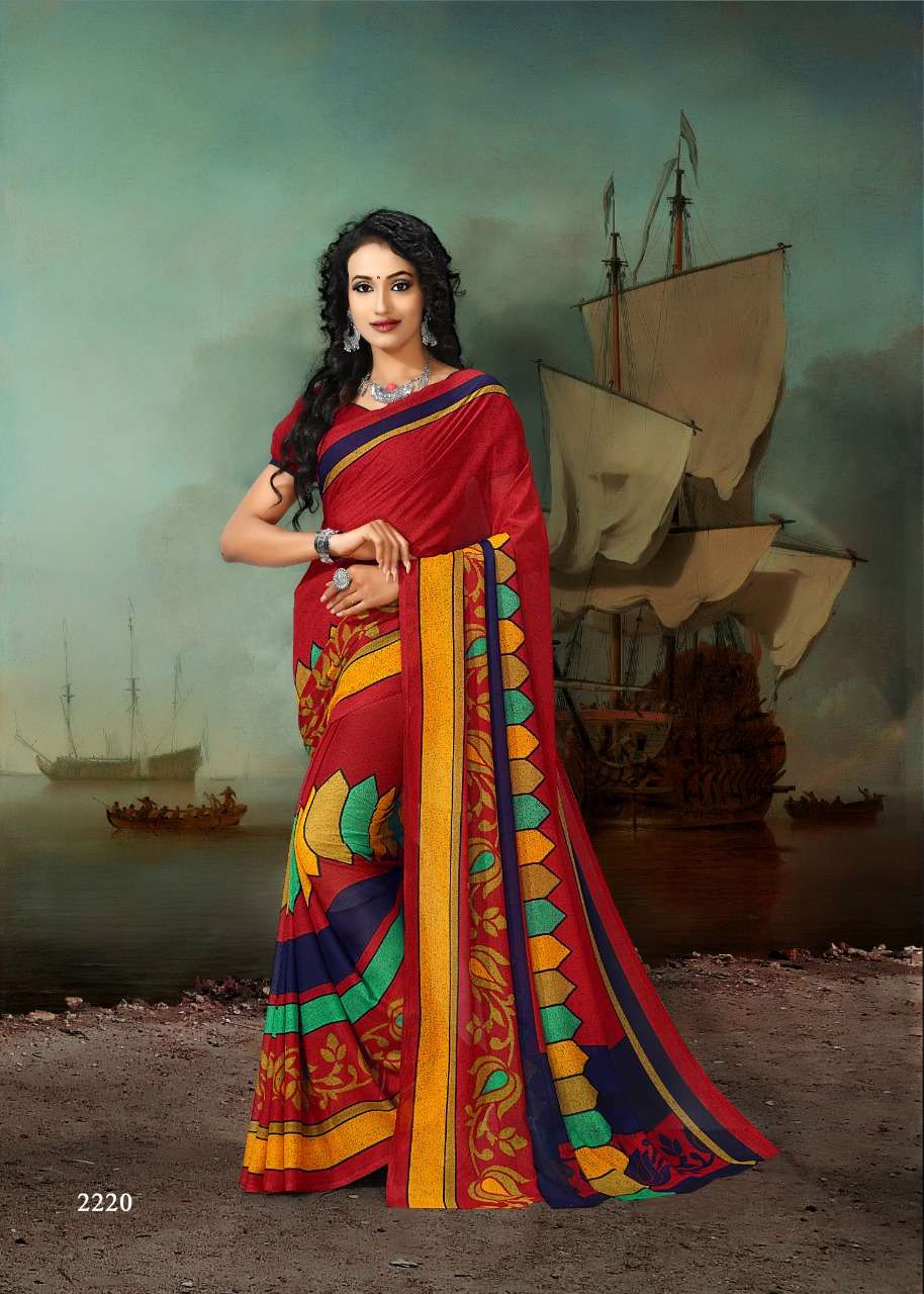 GARMA GARAM VOL-44 BY KODAS 2212 TO 2225 SERIES INDIAN TRADITIONAL WEAR COLLECTION BEAUTIFUL STYLISH FANCY COLORFUL PARTY WEAR & OCCASIONAL WEAR RENNIAL PRINTED SAREES AT WHOLESALE PRICE