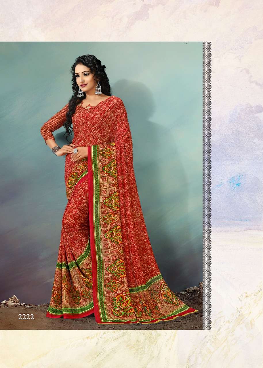 GARMA GARAM VOL-44 BY KODAS 2212 TO 2225 SERIES INDIAN TRADITIONAL WEAR COLLECTION BEAUTIFUL STYLISH FANCY COLORFUL PARTY WEAR & OCCASIONAL WEAR RENNIAL PRINTED SAREES AT WHOLESALE PRICE
