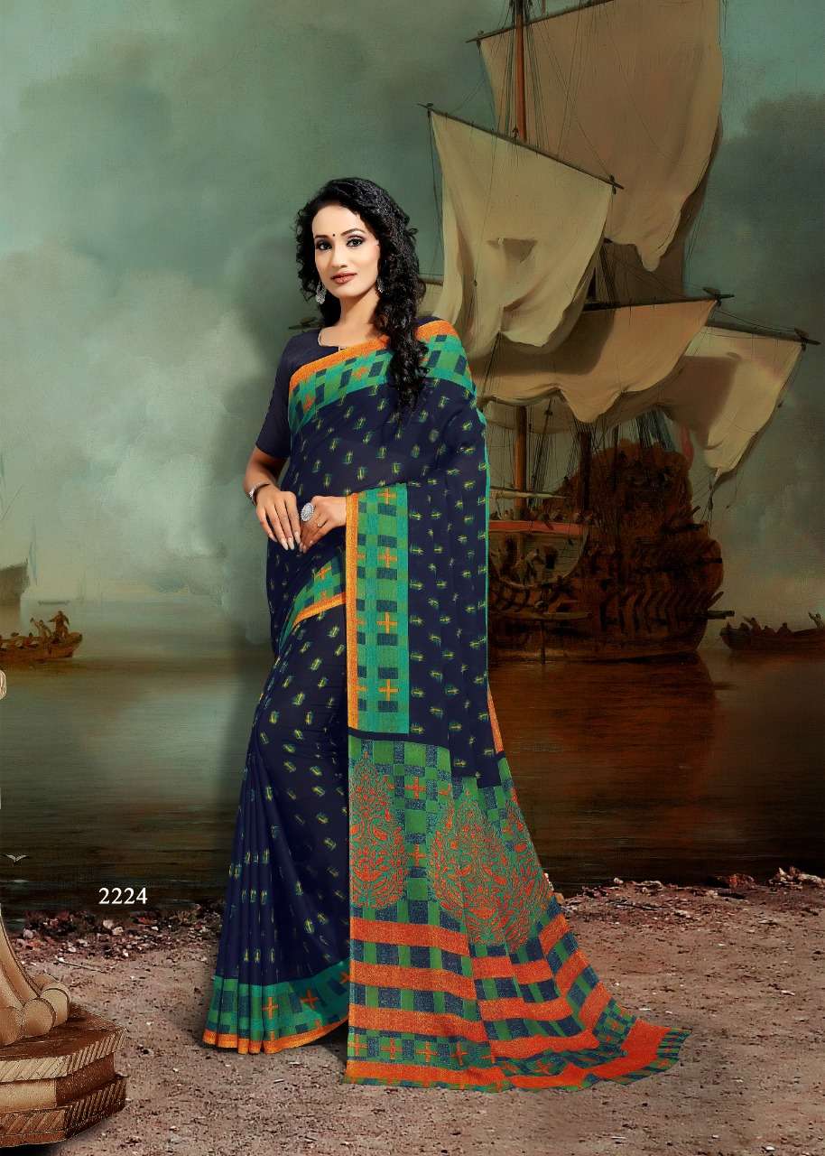 GARMA GARAM VOL-44 BY KODAS 2212 TO 2225 SERIES INDIAN TRADITIONAL WEAR COLLECTION BEAUTIFUL STYLISH FANCY COLORFUL PARTY WEAR & OCCASIONAL WEAR RENNIAL PRINTED SAREES AT WHOLESALE PRICE