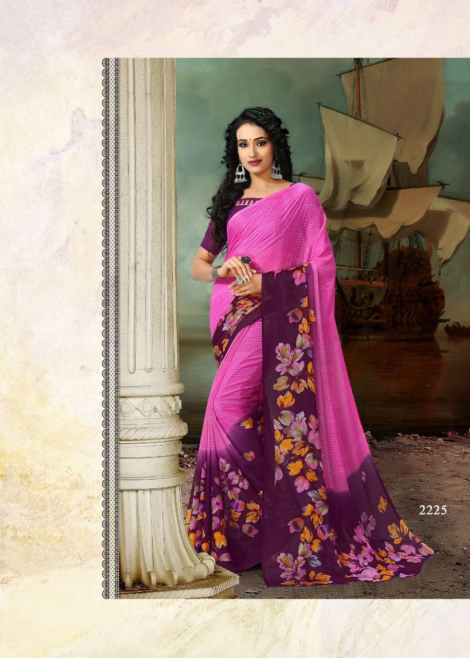 GARMA GARAM VOL-44 BY KODAS 2212 TO 2225 SERIES INDIAN TRADITIONAL WEAR COLLECTION BEAUTIFUL STYLISH FANCY COLORFUL PARTY WEAR & OCCASIONAL WEAR RENNIAL PRINTED SAREES AT WHOLESALE PRICE